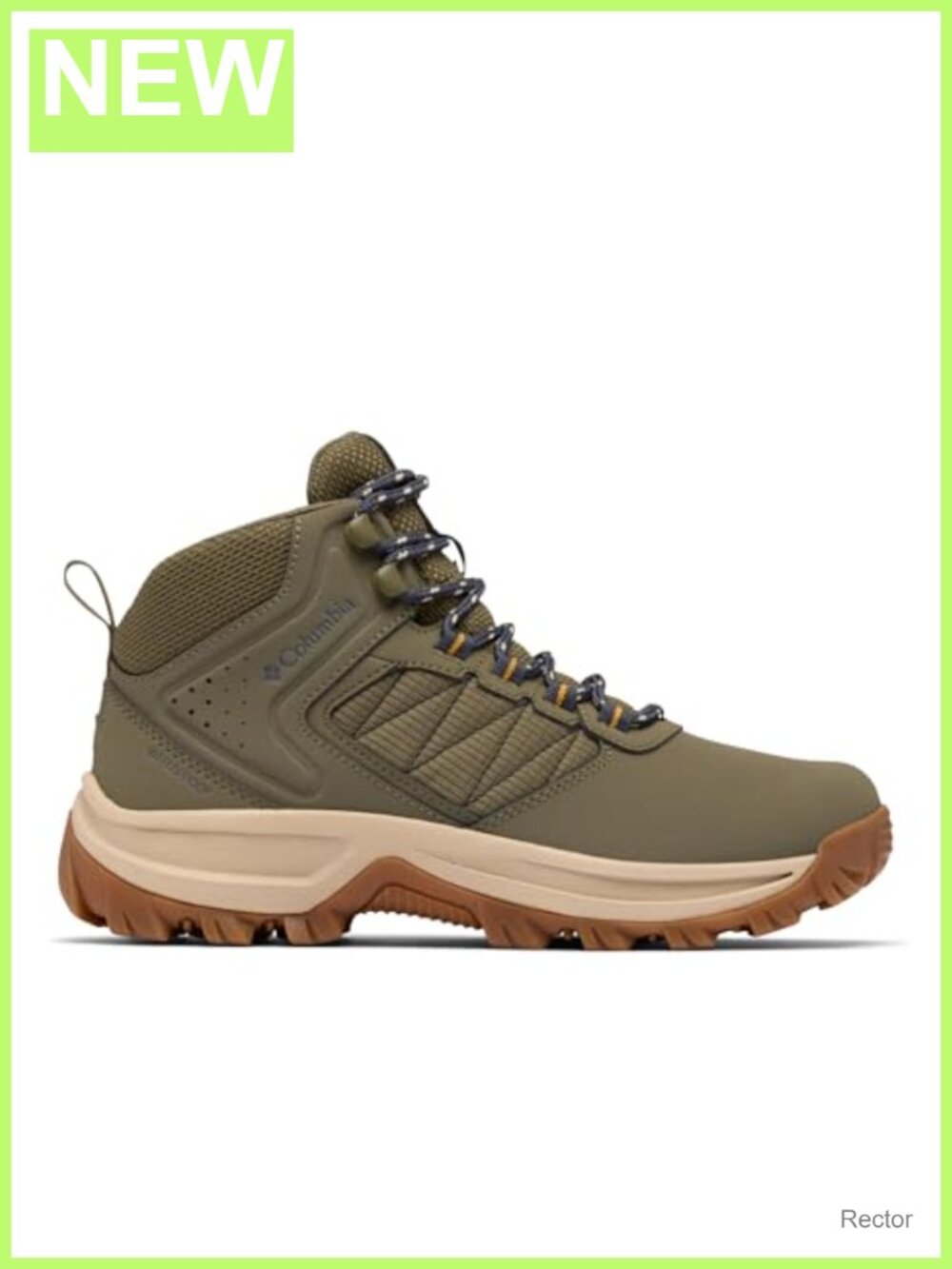 Waterproof Hiking Boots with Leather and Mesh Upper, Omni-Grip
